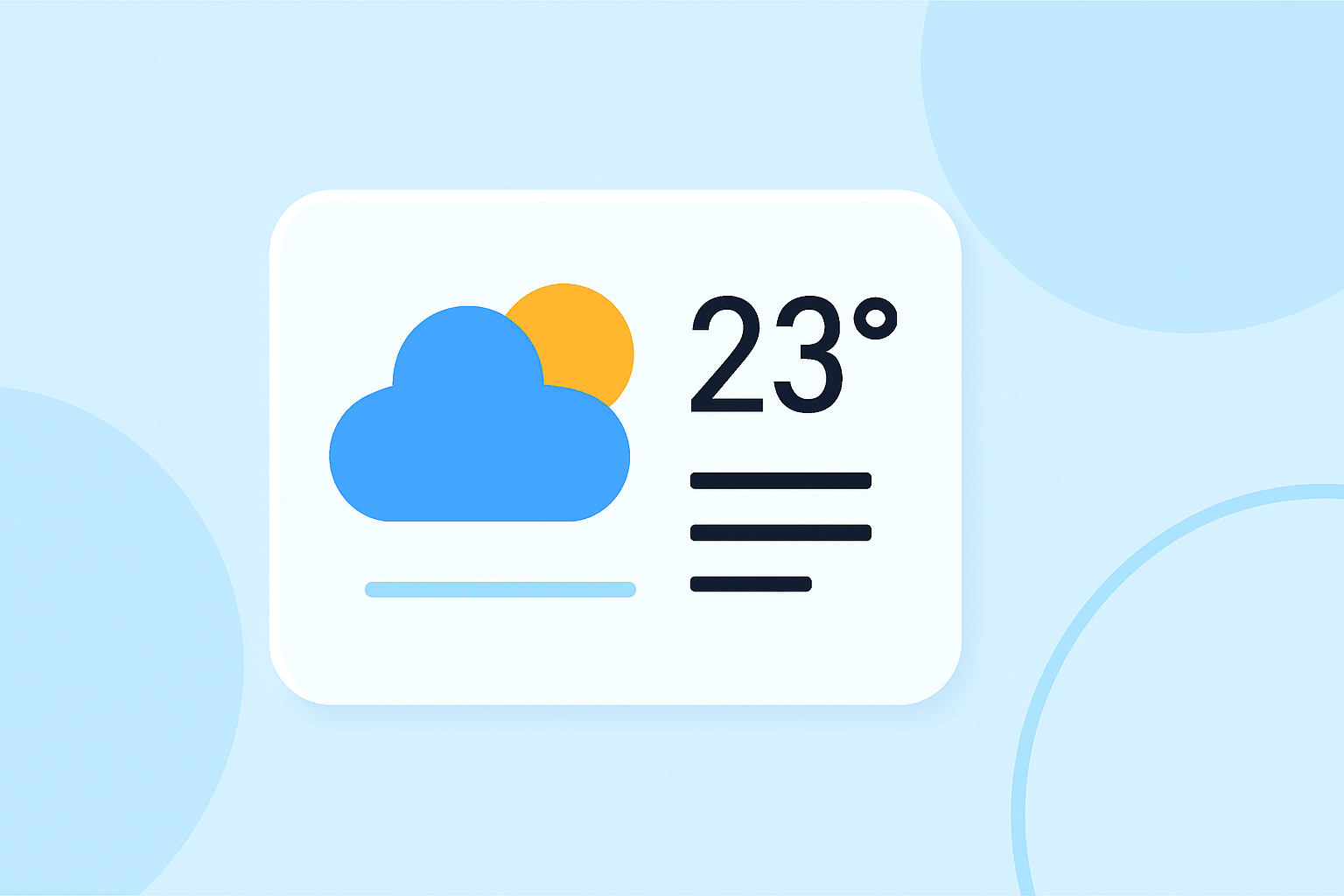 Glanceable Weather Widgets Explained Fast