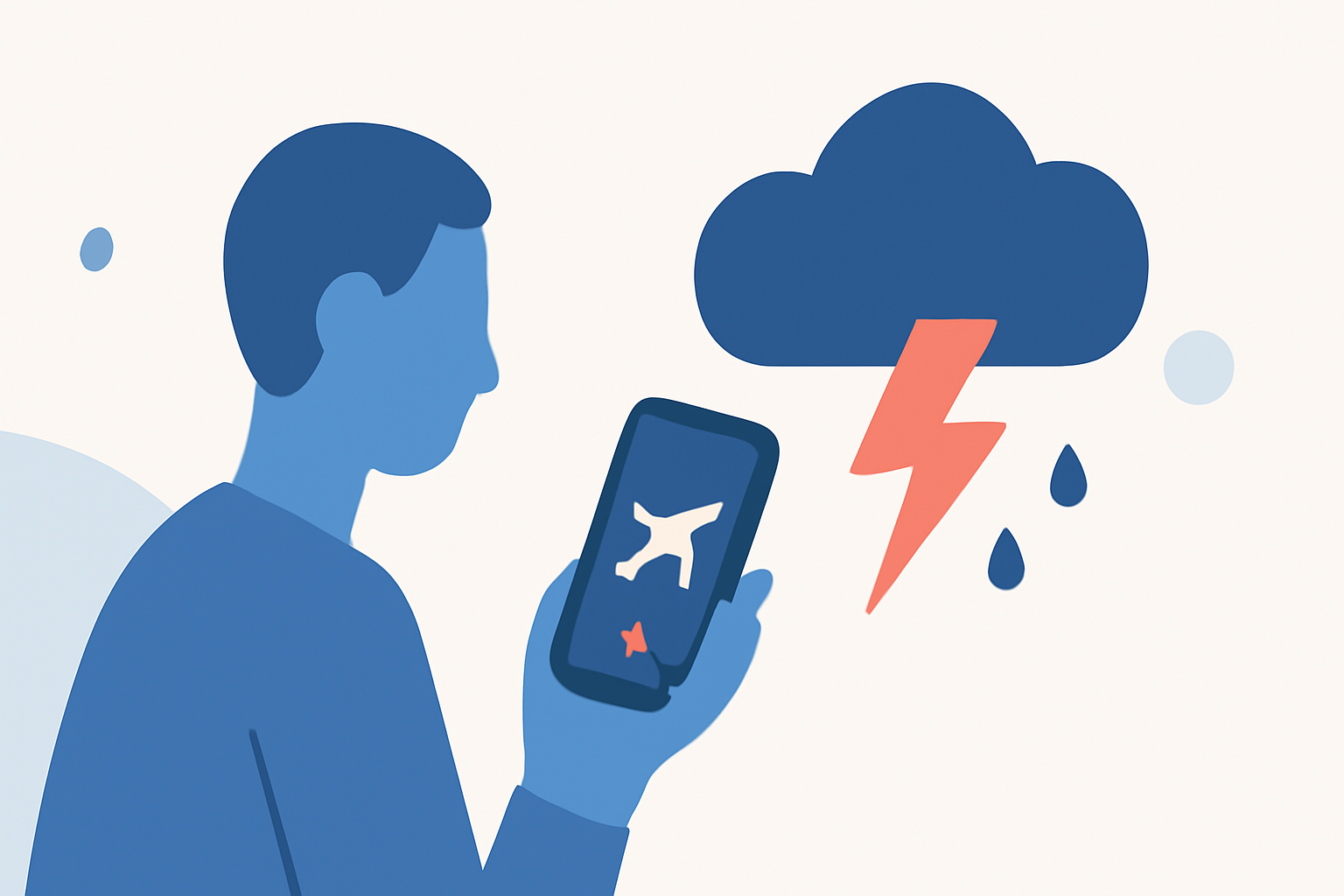 How to Effectively Monitor Flights Around Storms Using Your iPhone