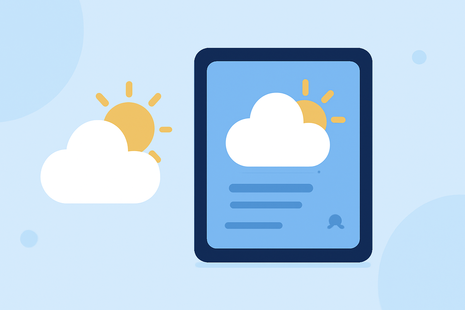 Getting Started with Weather for Outdoor Parties on iPad
