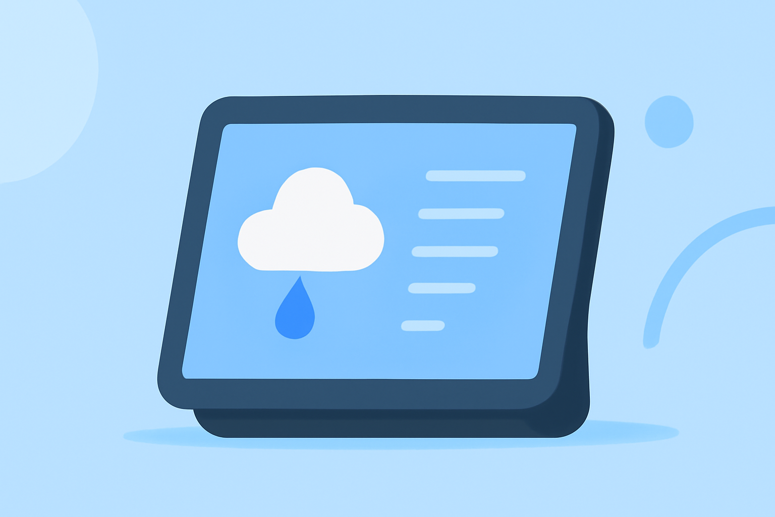 Stay Ahead of the Weather: Minute-by-Minute Rain Forecasts on Your Smart Display