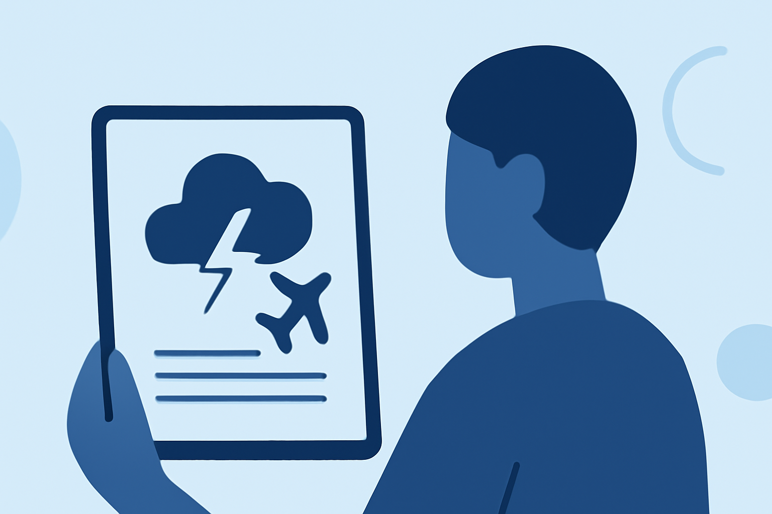 Managing Storm-Induced Travel Disruptions on Your iPad