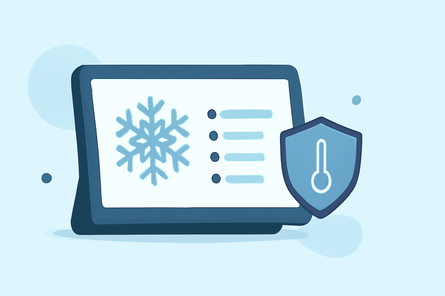 Hypothermia Prevention Tips on Your Smart Display