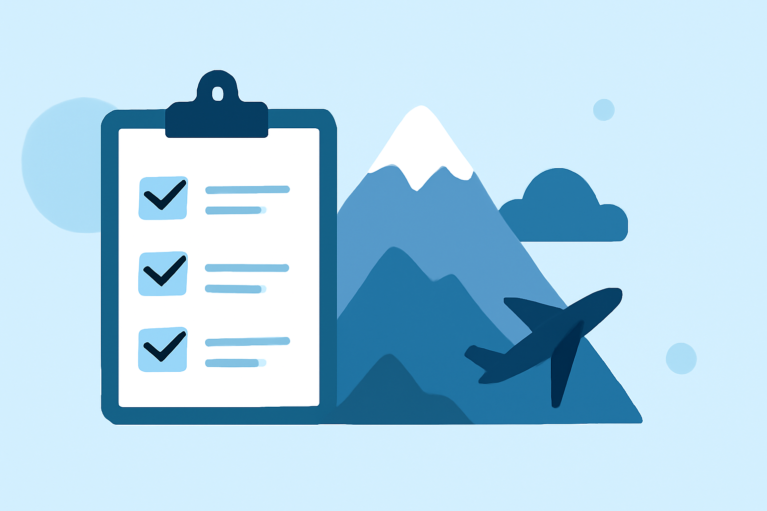 Mountain Destination Weather Checklist for Domestic Flights