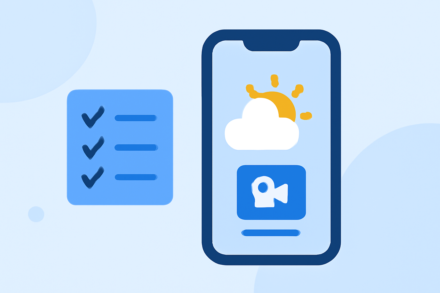Weather for Outdoor Movies Checklist on iPhone