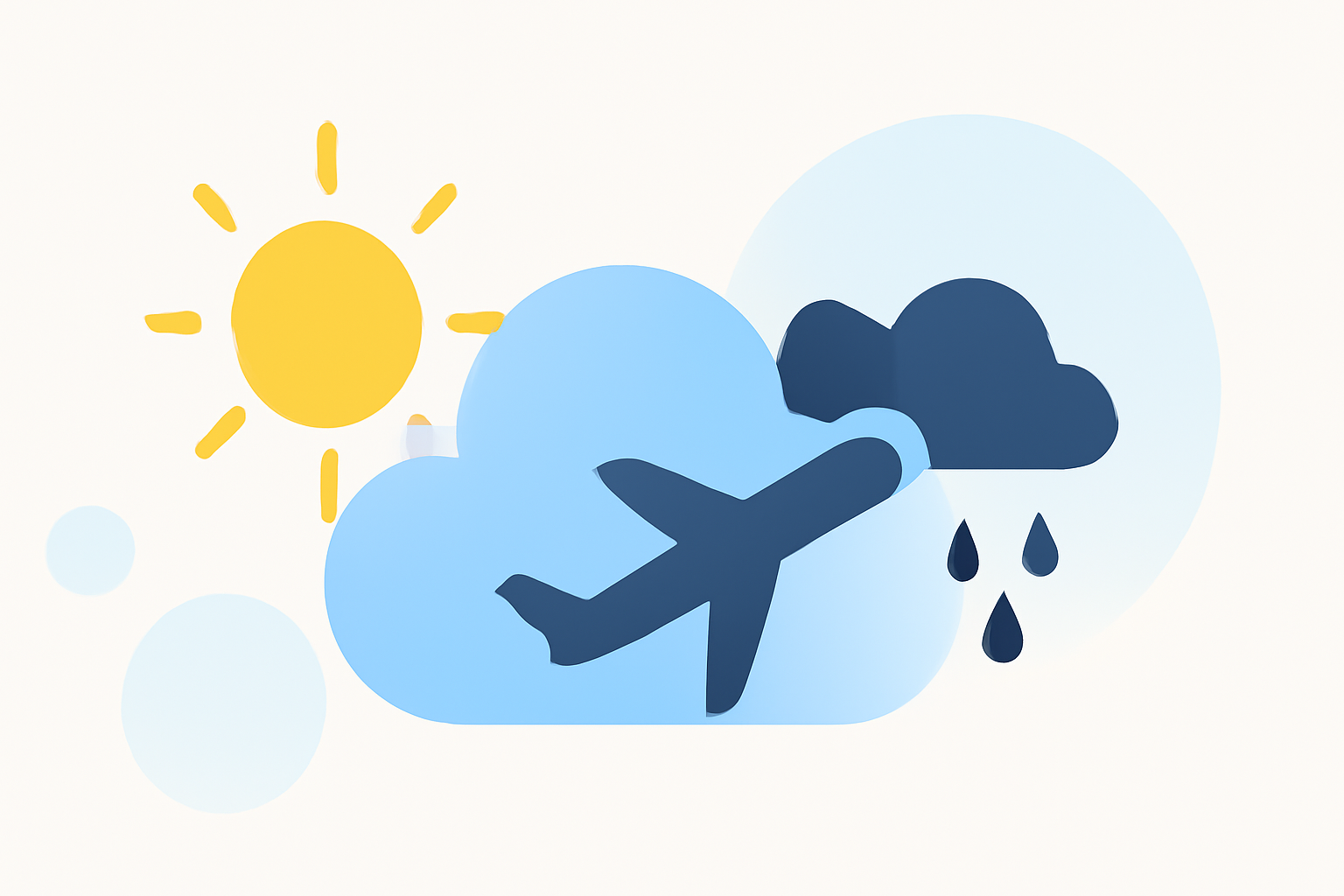 Easy Morning Versus Evening Airport Weather for Domestic Flights