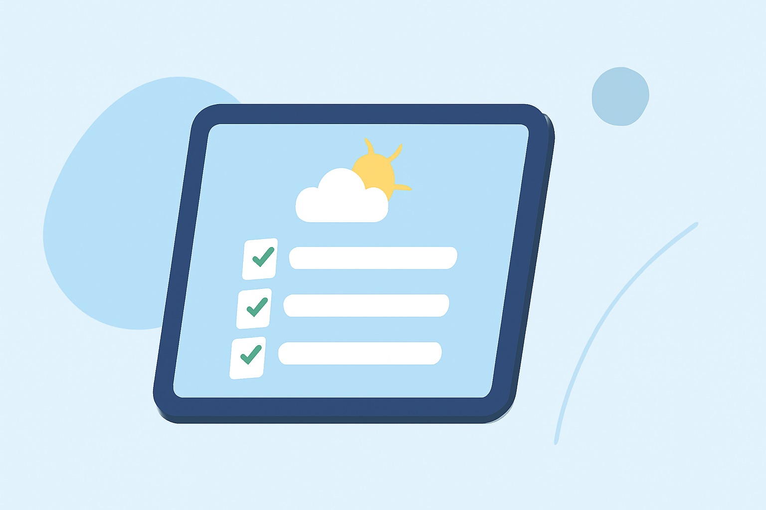 Morning Weather Check Checklist on iPad: Your Essential Guide