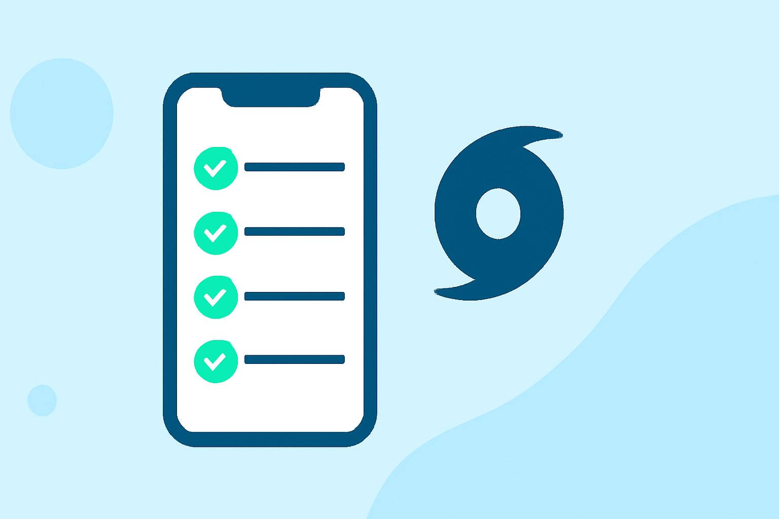 Hurricane Food Prep Checklist on iPhone