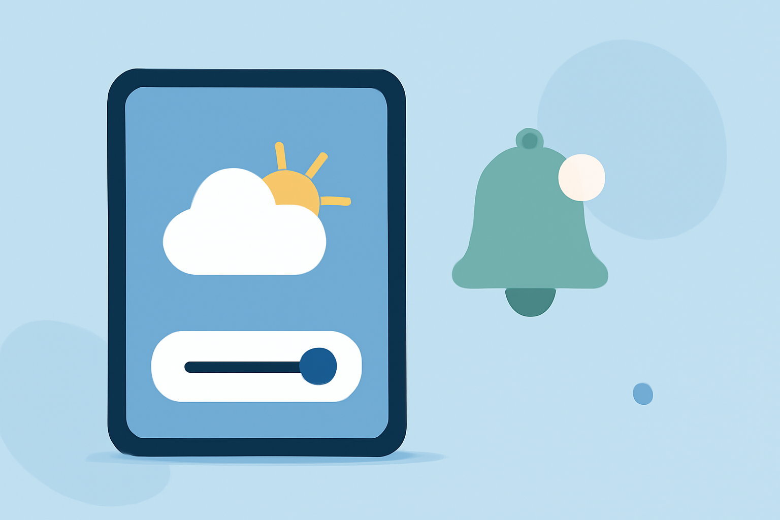 Quick Weather Notification Customization on iPad