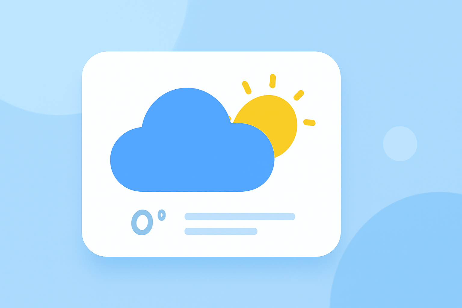 Building Weather Stack Widgets for Beginners