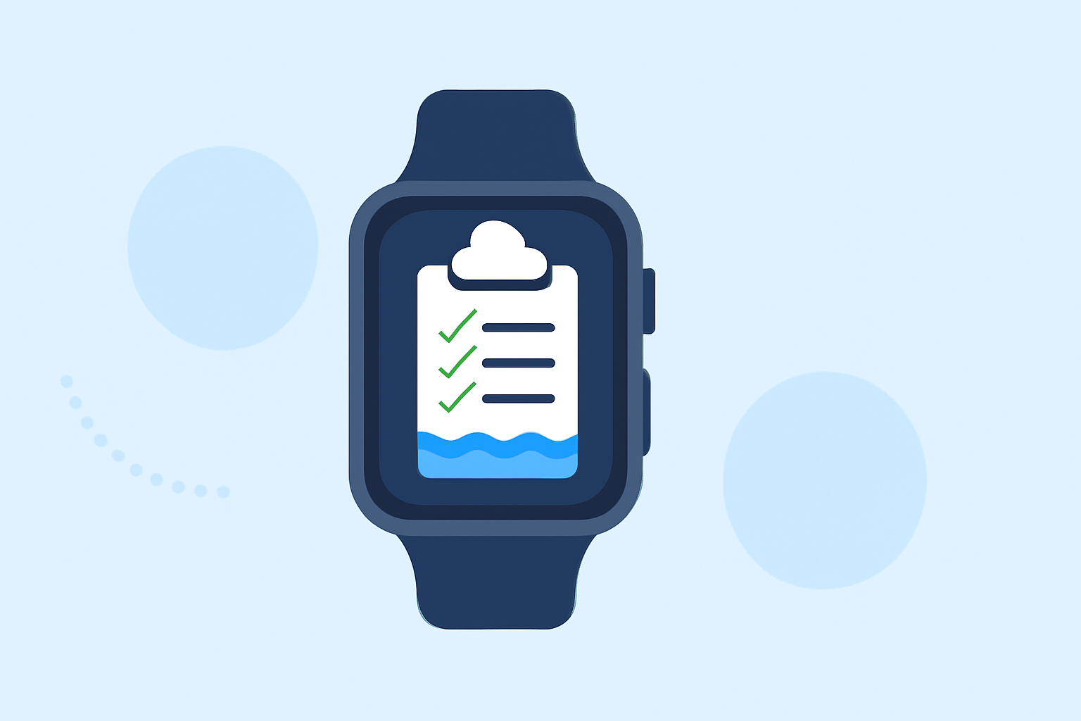 Flooding Outlooks Checklist on Wear OS: Key Features