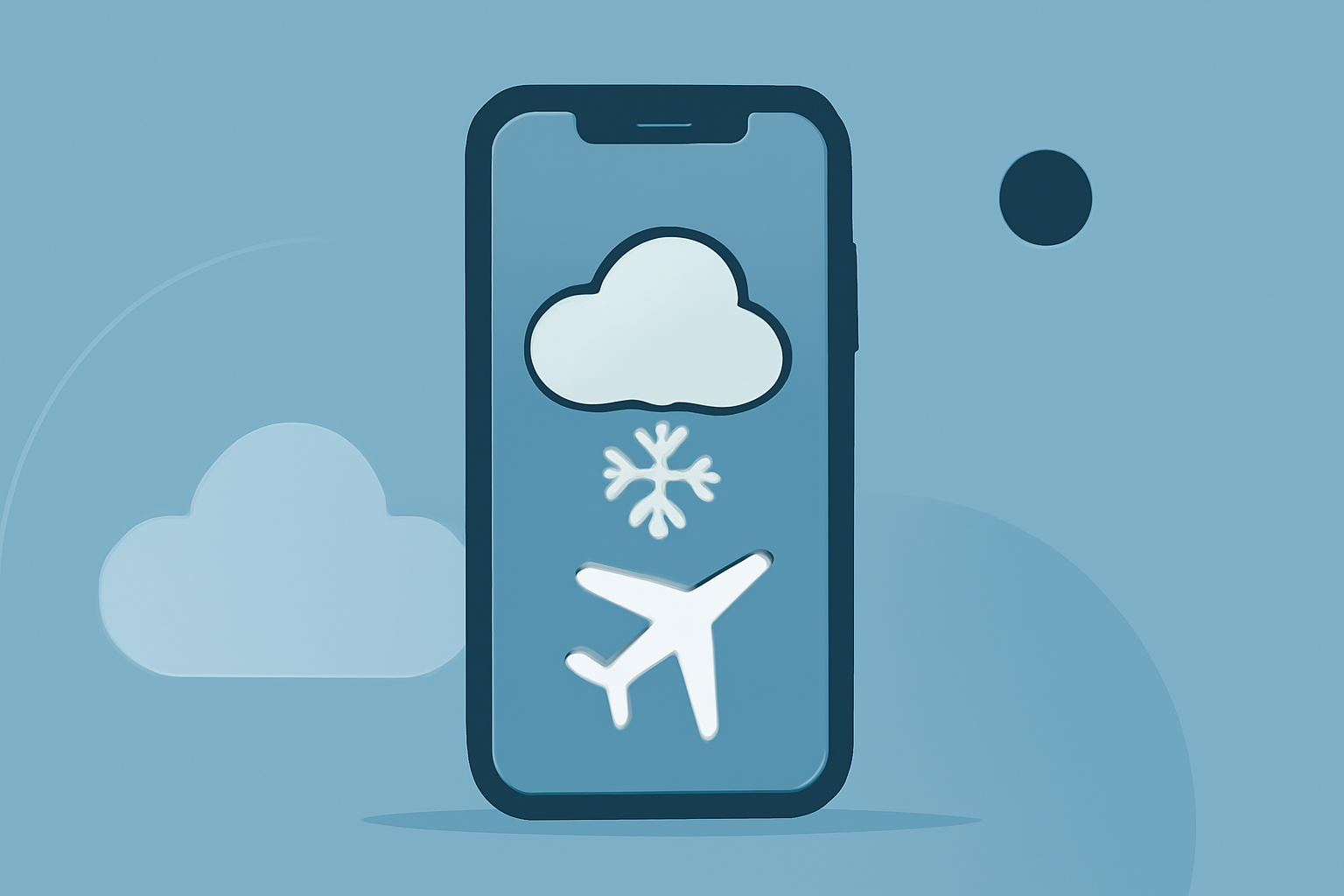 Navigating Winter Storms and Air Travel on Your iPhone