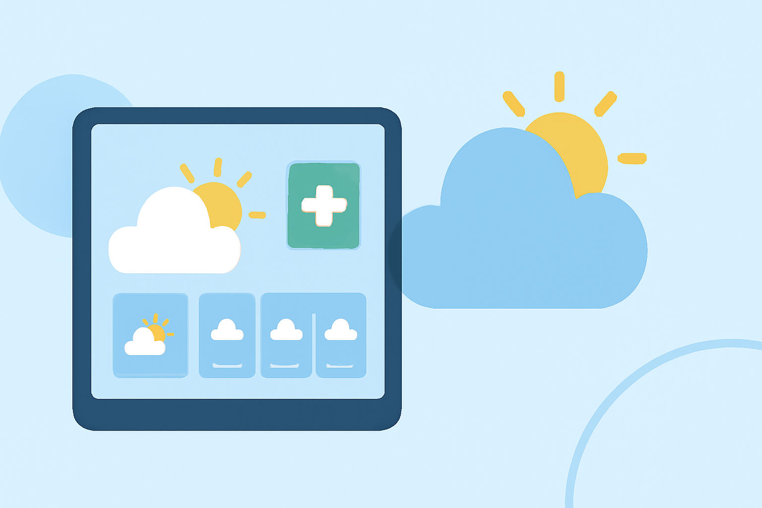 Weather Planning for Backpacking Trips on a Tablet