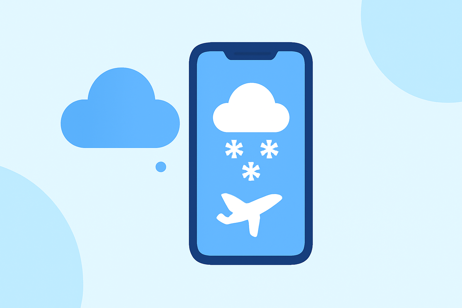 How to Check Snow Conditions at Your Arrival Airport Using Your iPhone