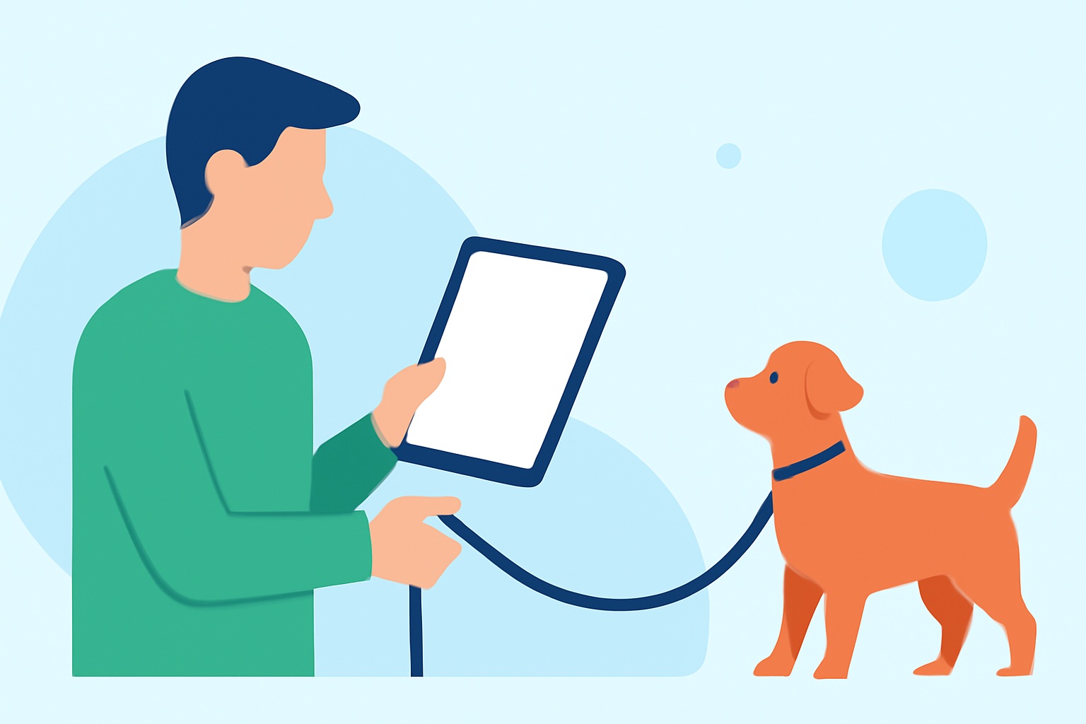 Ensuring Safe Dog Walks: A Step-by-Step Guide Using Your iPad