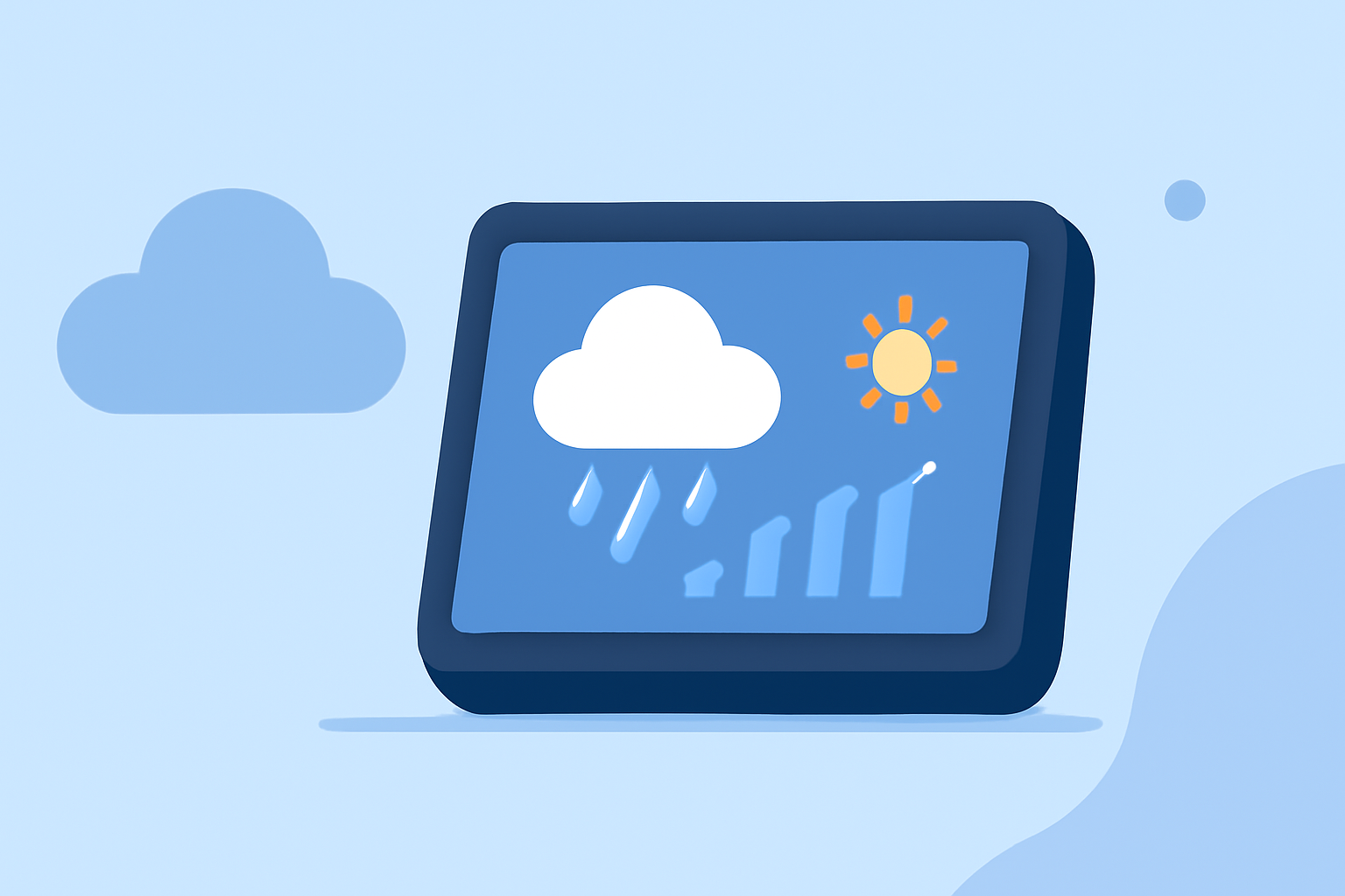 An Introduction to Precipitation Forecasts on a Smart Display