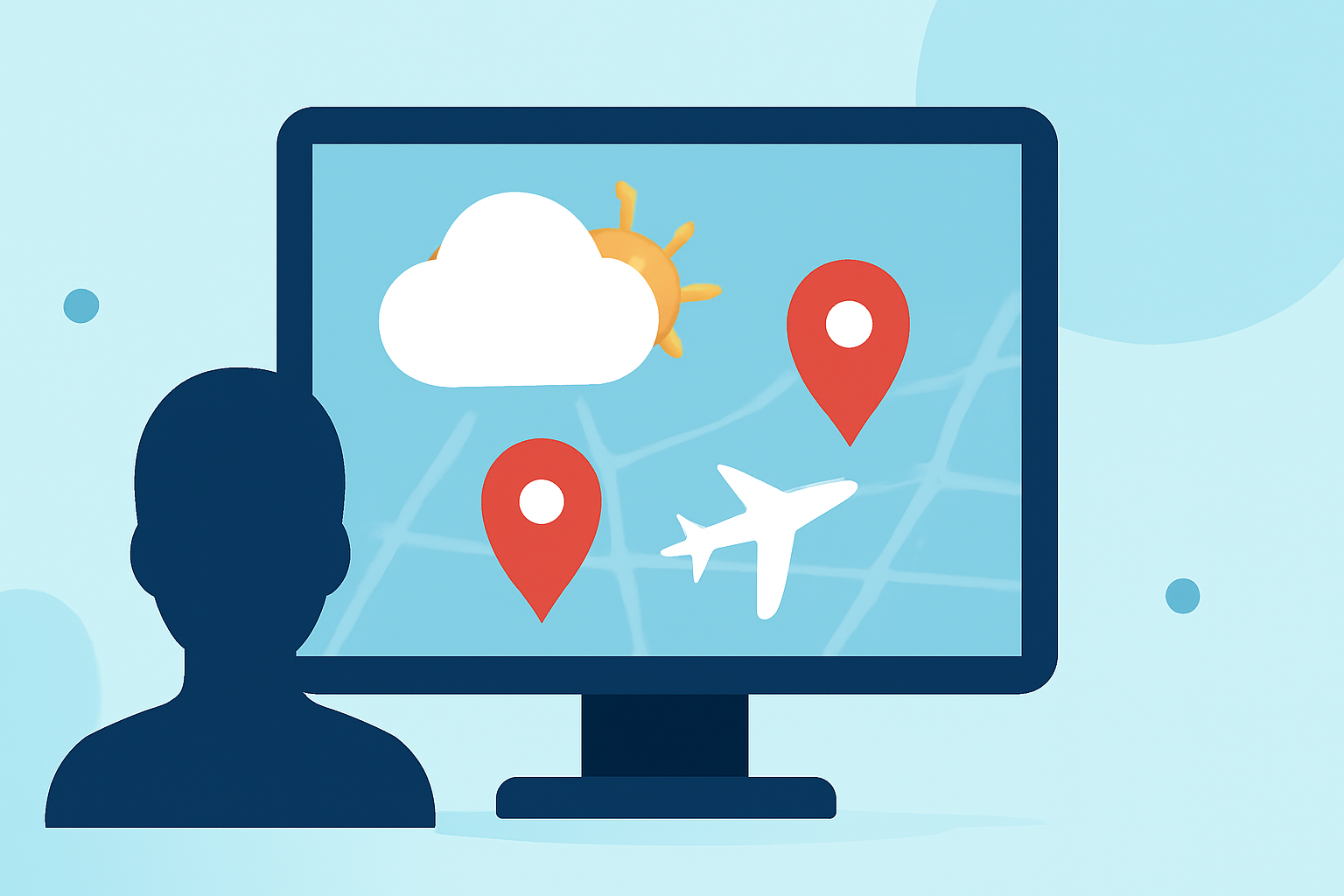 Tracking Weather at Both Airports Step by Step for Long-Haul Flights