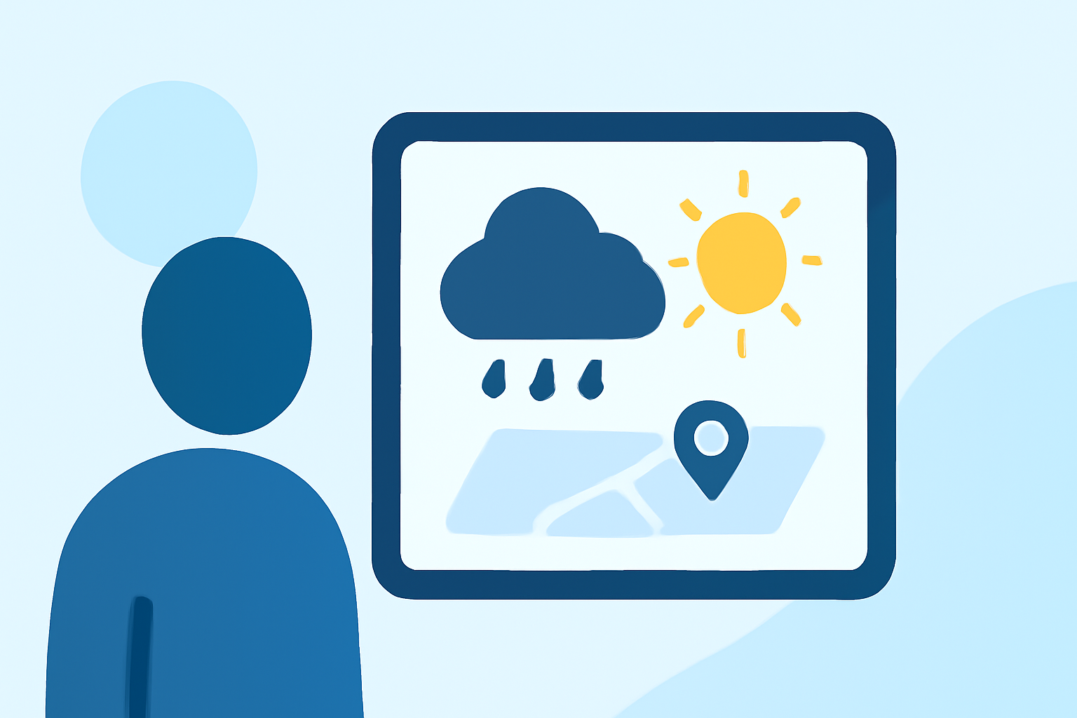 Navigating Weather Risks at Your Destination on iPad