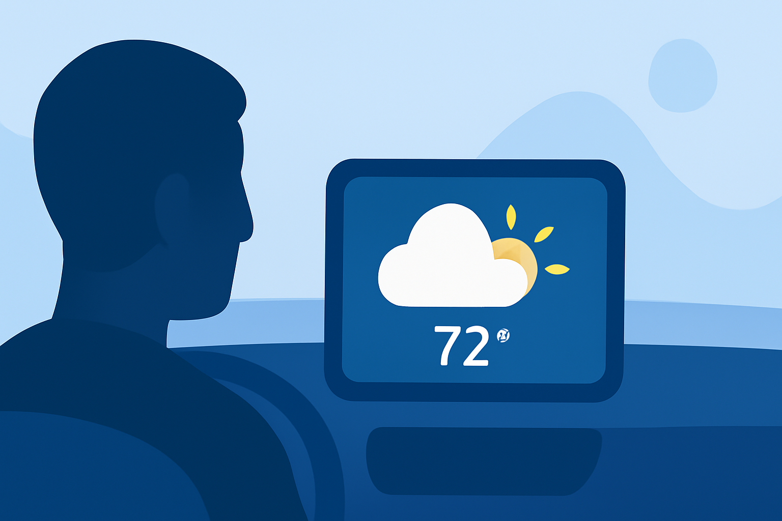 Understanding In-Car Weather Forecast Updates