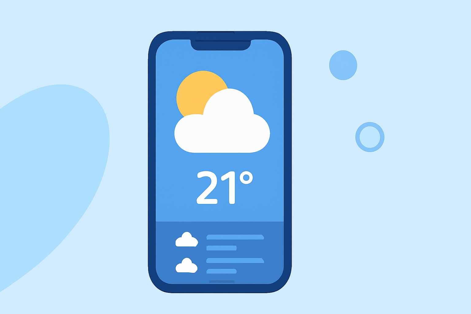 Weather App Home Screen Basics from Scratch