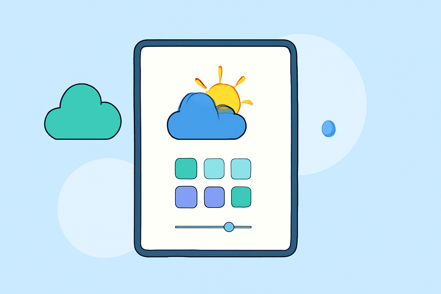 Weather and Mood Planning Explained on iPad