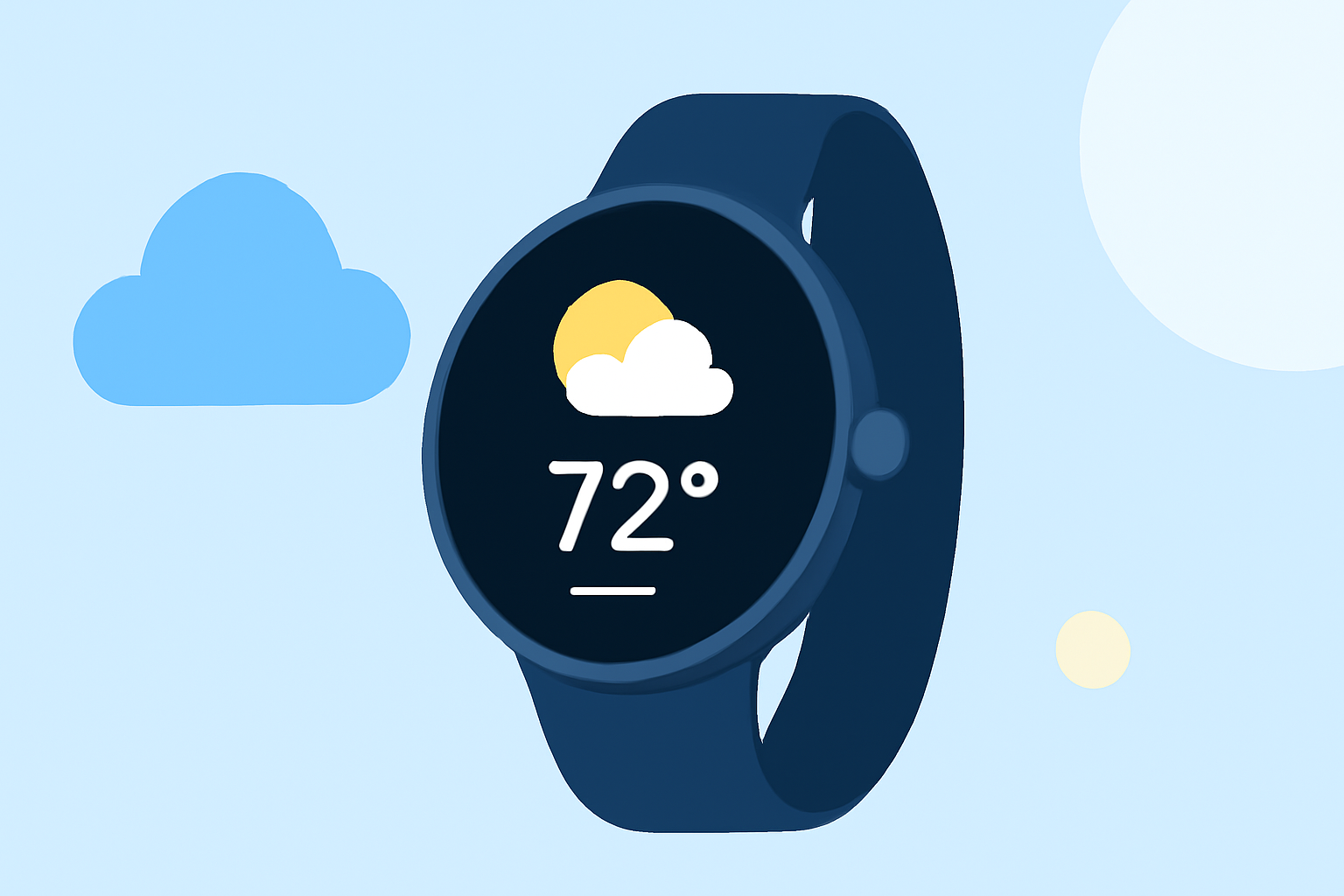 Weather Home Screen Widgets for Beginners on Wear OS