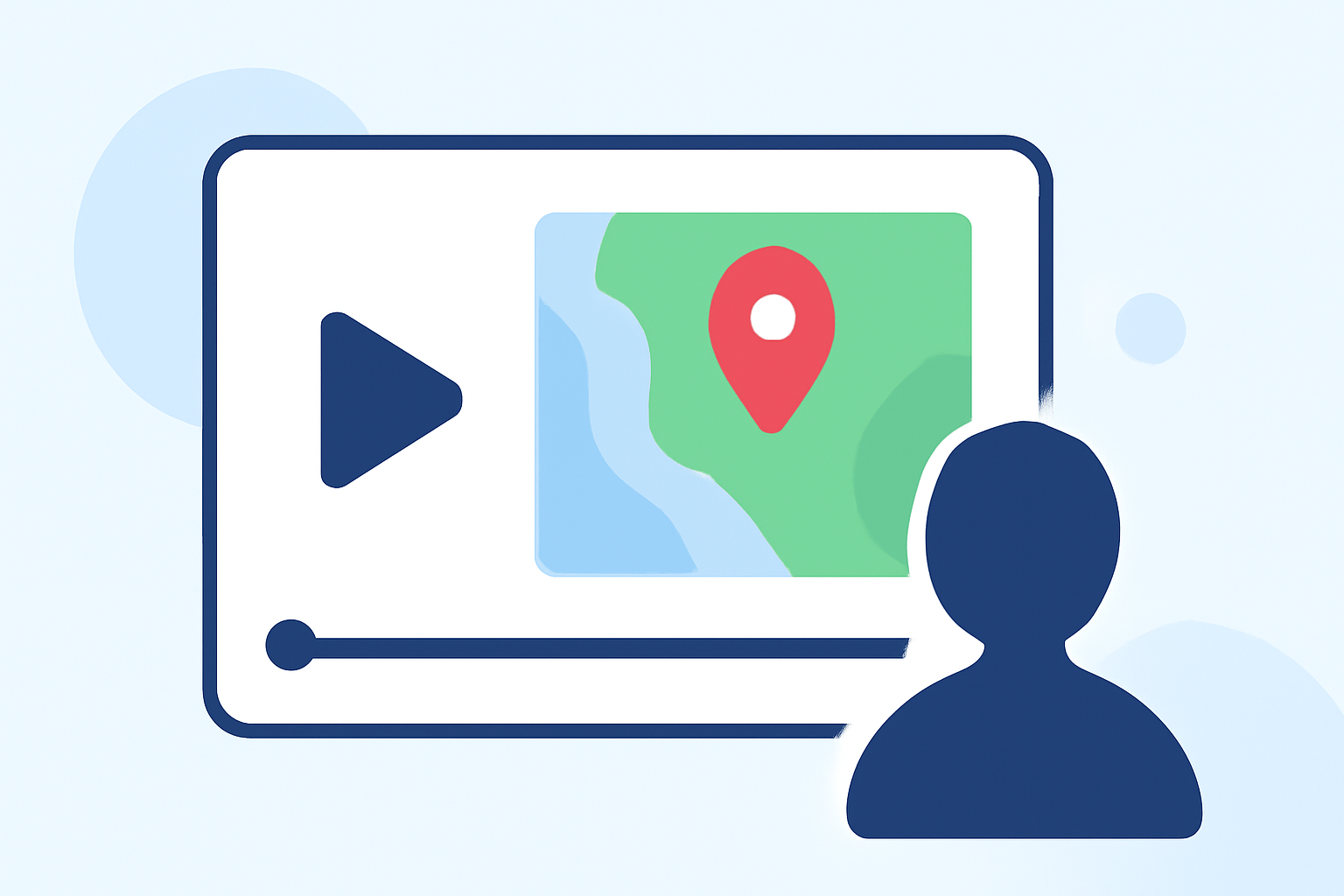 Enhancing Short-Form Videos with Destination Pin Map Overlays