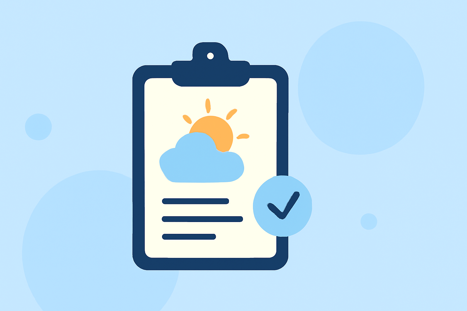 Next-Day Weather Planning Cheat Sheet