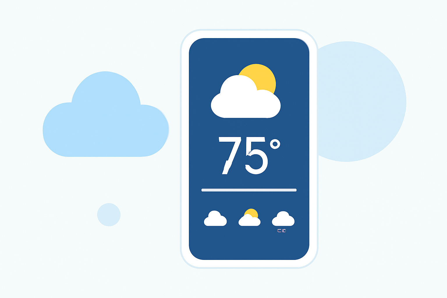 Designing an Effective Weather App Home Screen