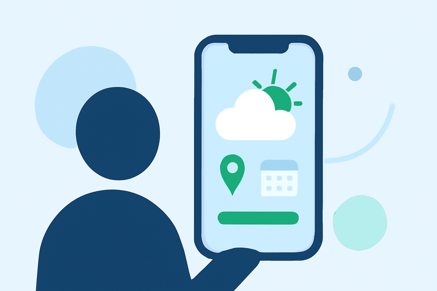 Using Clime for Outdoor Party Weather Planning on Android