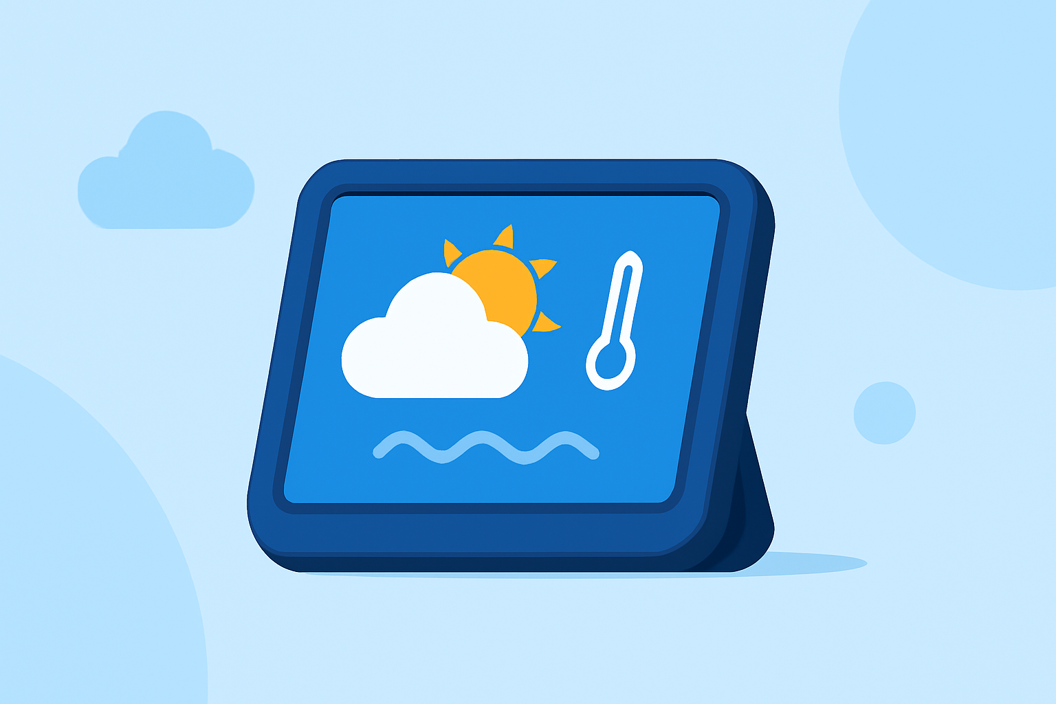 Easy Weather Anomalies on a Smart Display