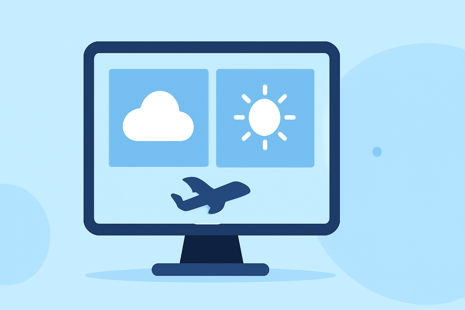 Comparing Destination Weather Options for Flight Planning