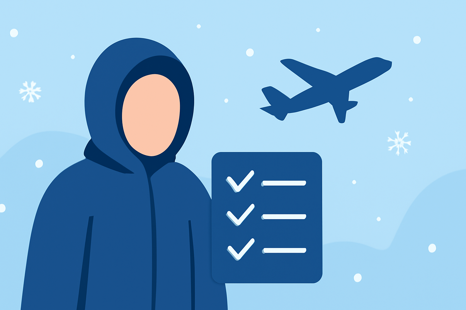 Navigating Snowy Conditions at Your Departure Airport: A Step-by-Step Workflow
