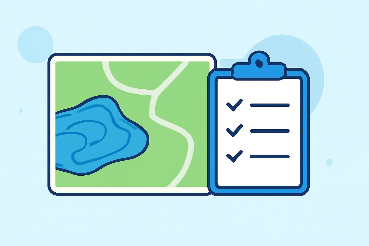 Water Accumulation Maps Checklist for Outdoor Workouts