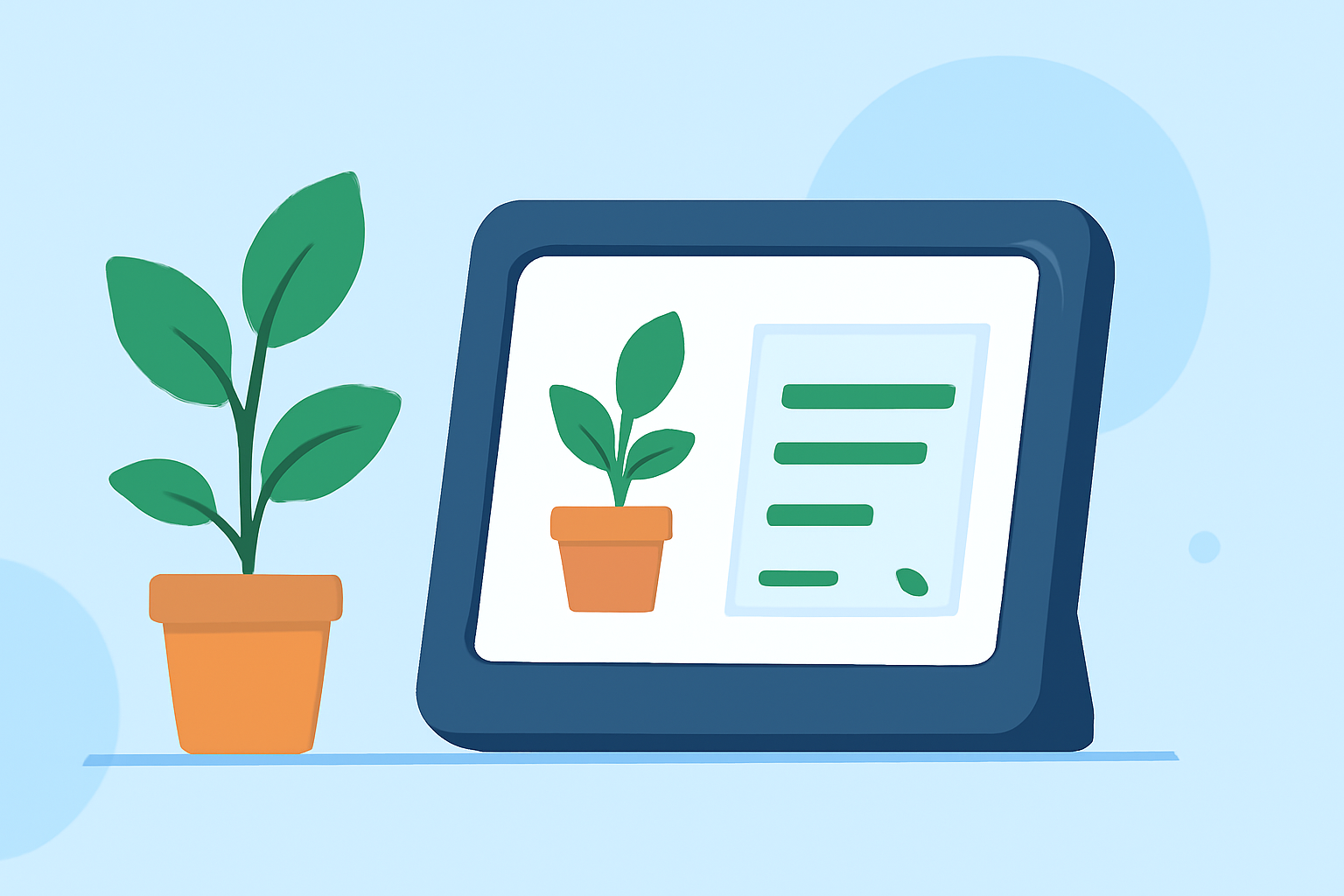 Optimizing Indoor Plant Care with Smart Displays