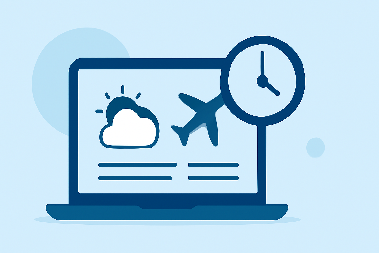 Predicting Flight Delays from Weather Forecasts: A Beginner's Guide