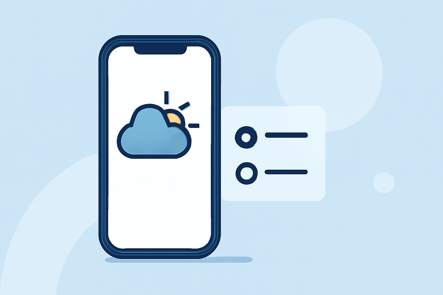 Weather for Cricket Checklist on iPhone