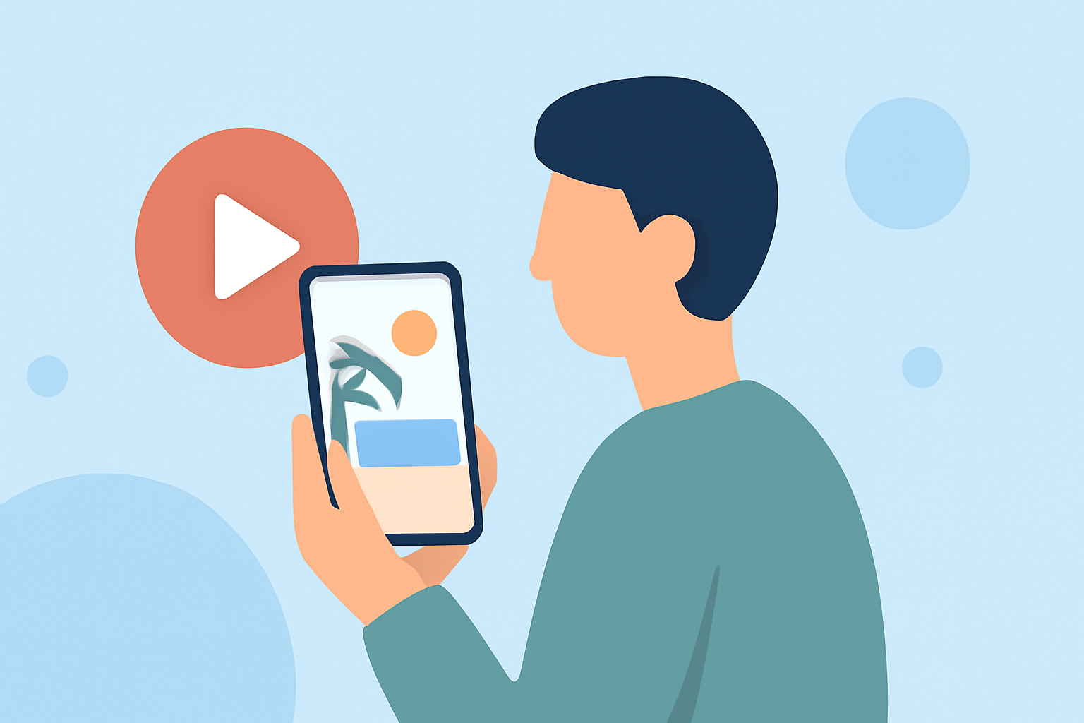 Creating a Beach Trip Recap Video on Your Mobile Device