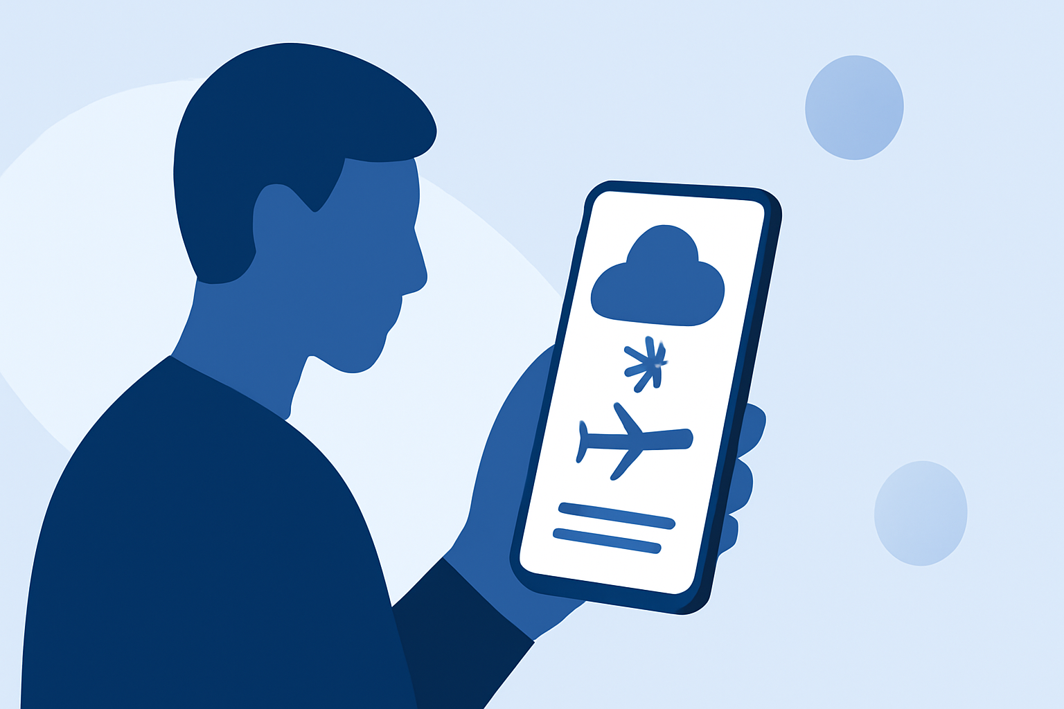 Navigating Winter Storms and Air Travel on Your Phone