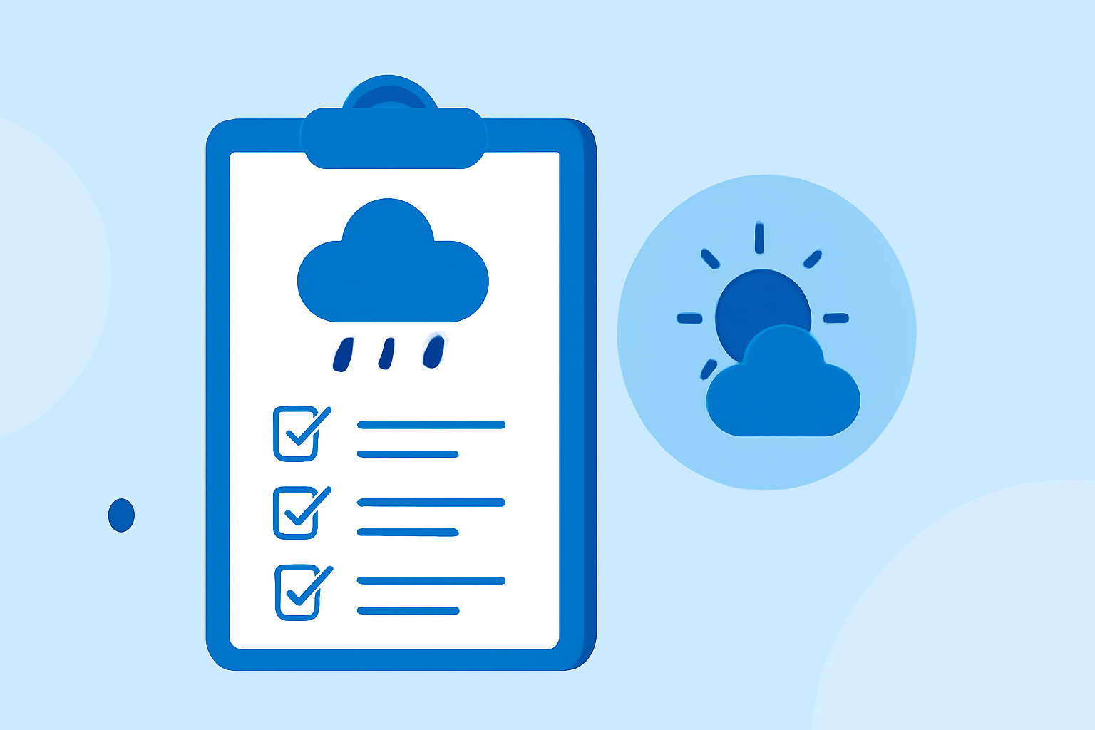 Morning-of-Departure Weather Checklist