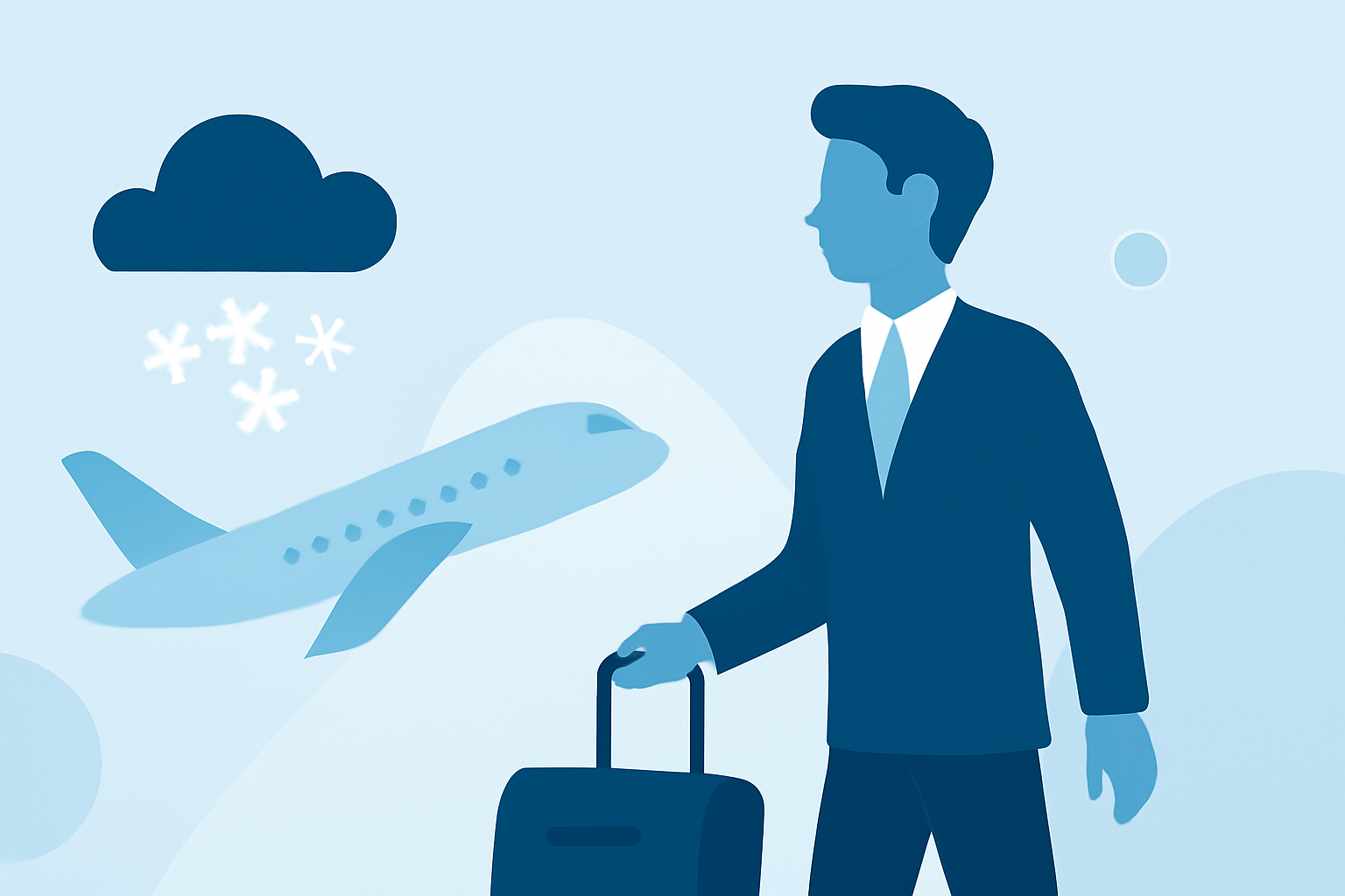 Snow at Your Departure Airport: Essential Tips for Business Travelers