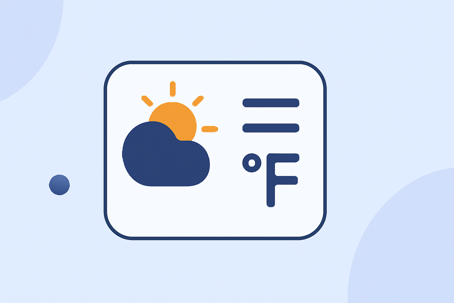 Weather Widget Customization Basics