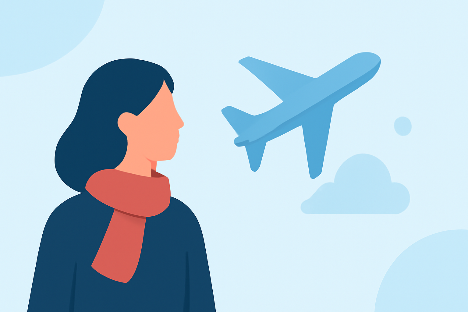 Easy Winter Travel Weather for First-Time Flyers