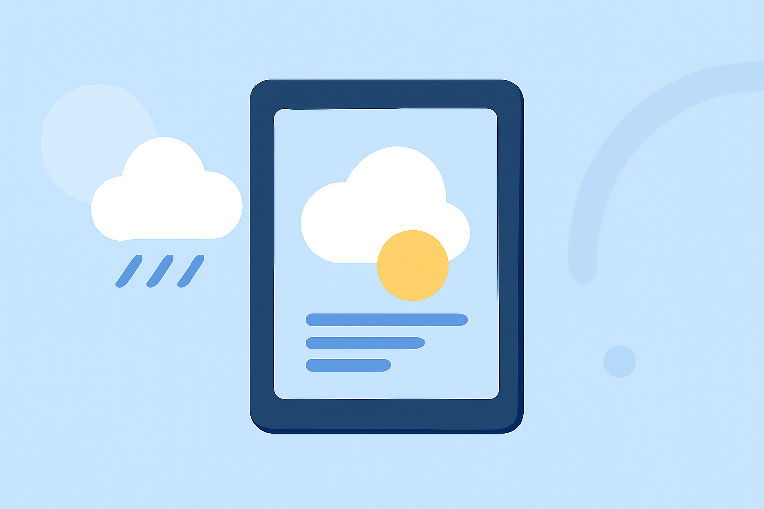 A Weather-Tracking Routine for Trips on iPad