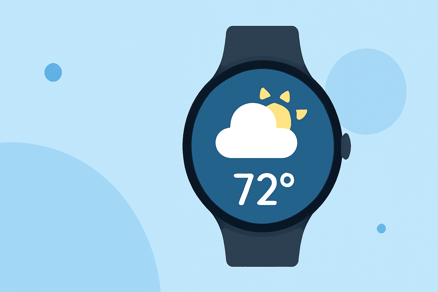 Weather for Outdoor Yoga Workflow on Wear OS