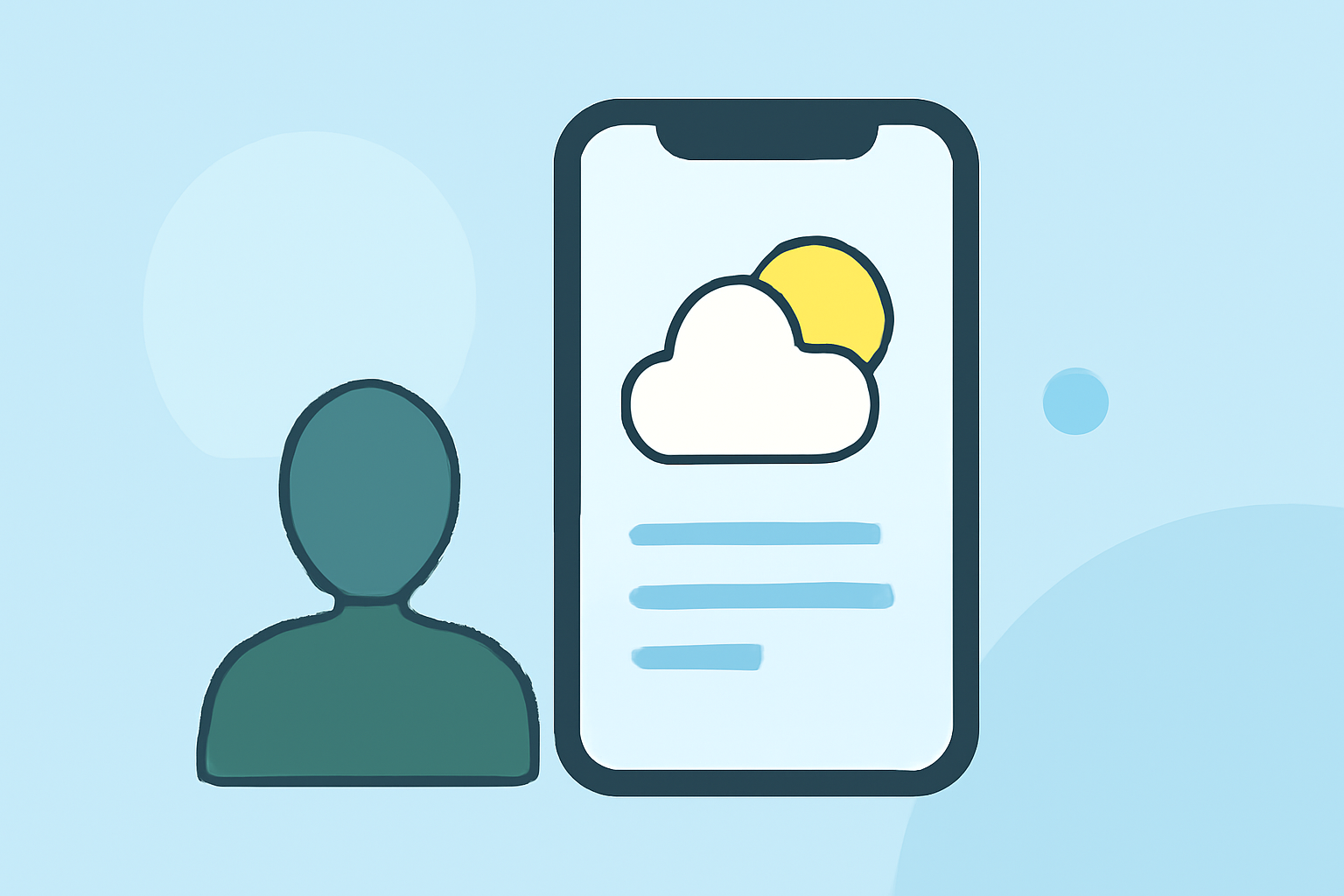 Weather for Outdoor Meditation Explained on iPhone