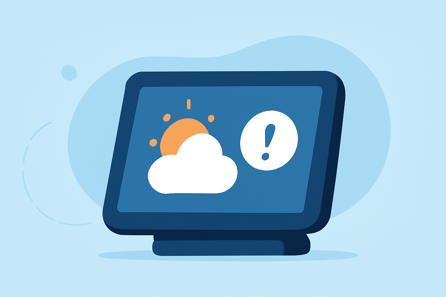 Weather Notification Basics on a Smart Display