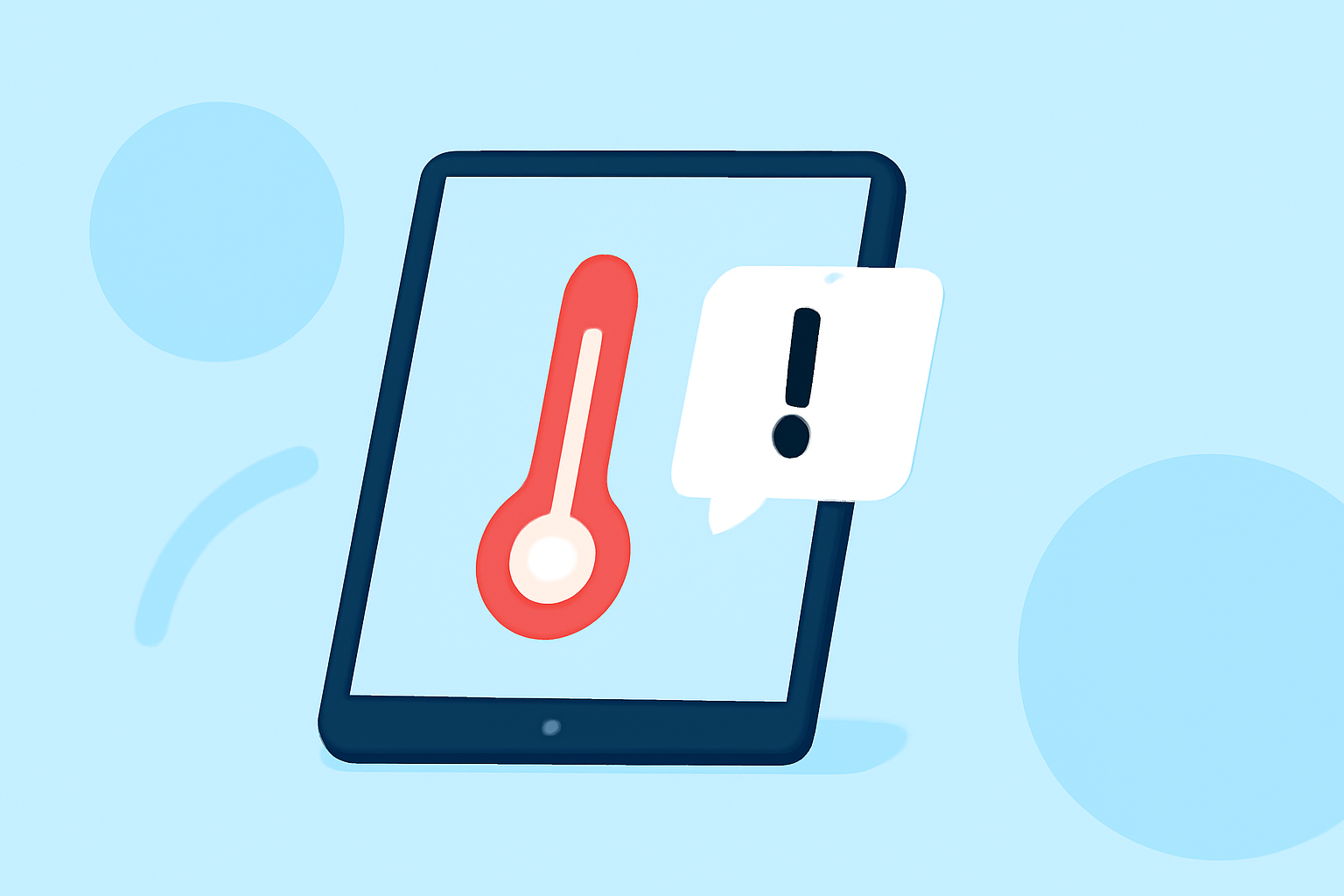 Temperature Rise Notifications Tutorial on iPad