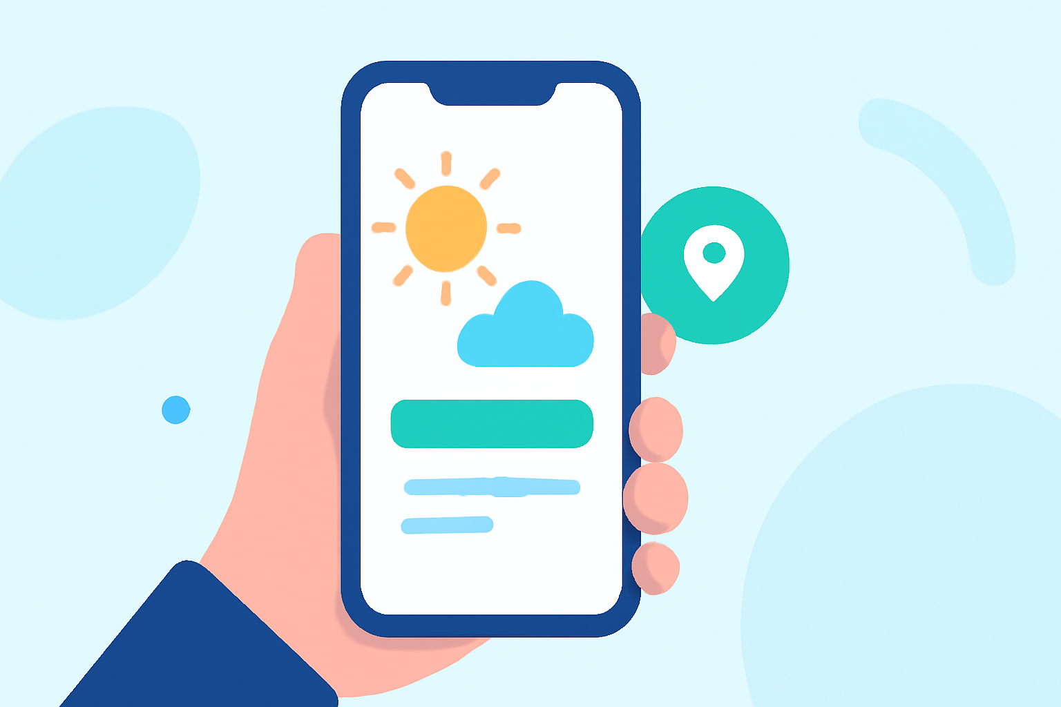 Spring Travel Weather Explained on Your Phone