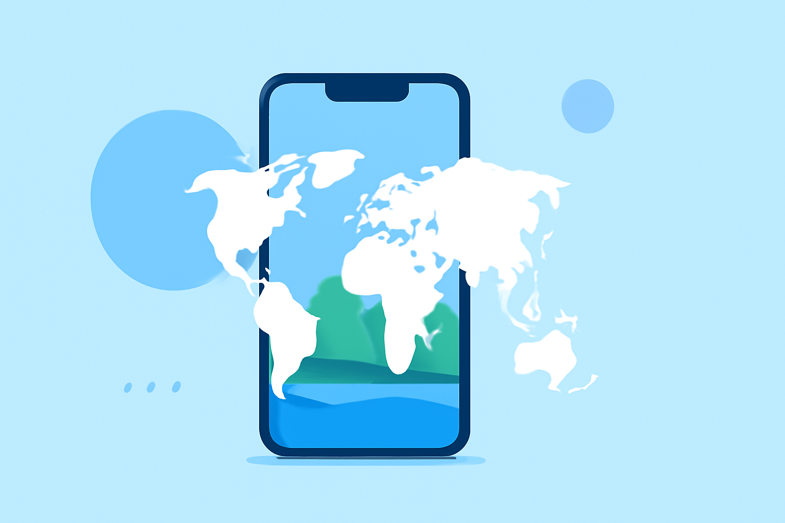 How to Add World Map Overlays to Your Travel Photos on a Budget Smartphone
