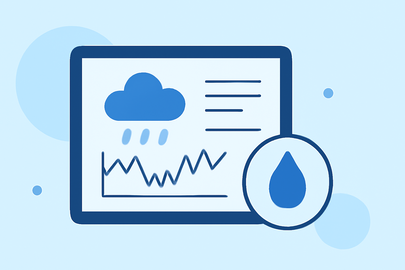 How to Track Rainfall Records on Your iPad
